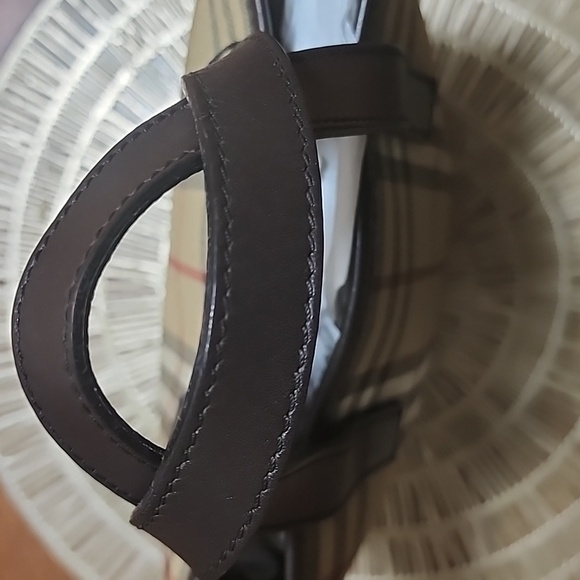 Authentic Burberry Haymarket Nova check Coated Canvas Small Tote W Dust Bag - Picture 8 of 8